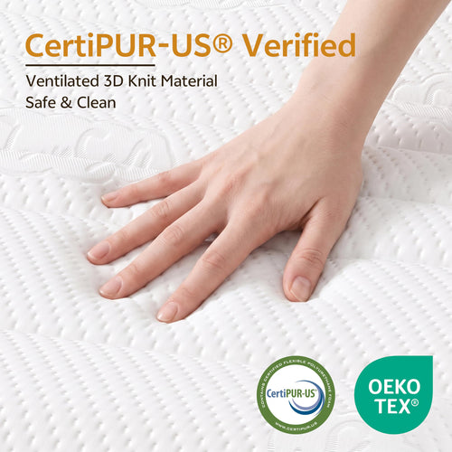 12 Inch Cooling-Gel Memory Foam Pocket Spring Hybrid Mattress R4844