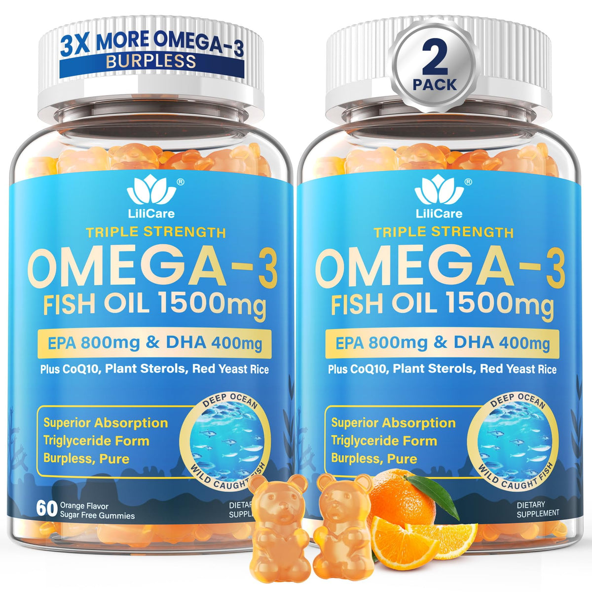 Omega 3 Gummies 1500mg M300