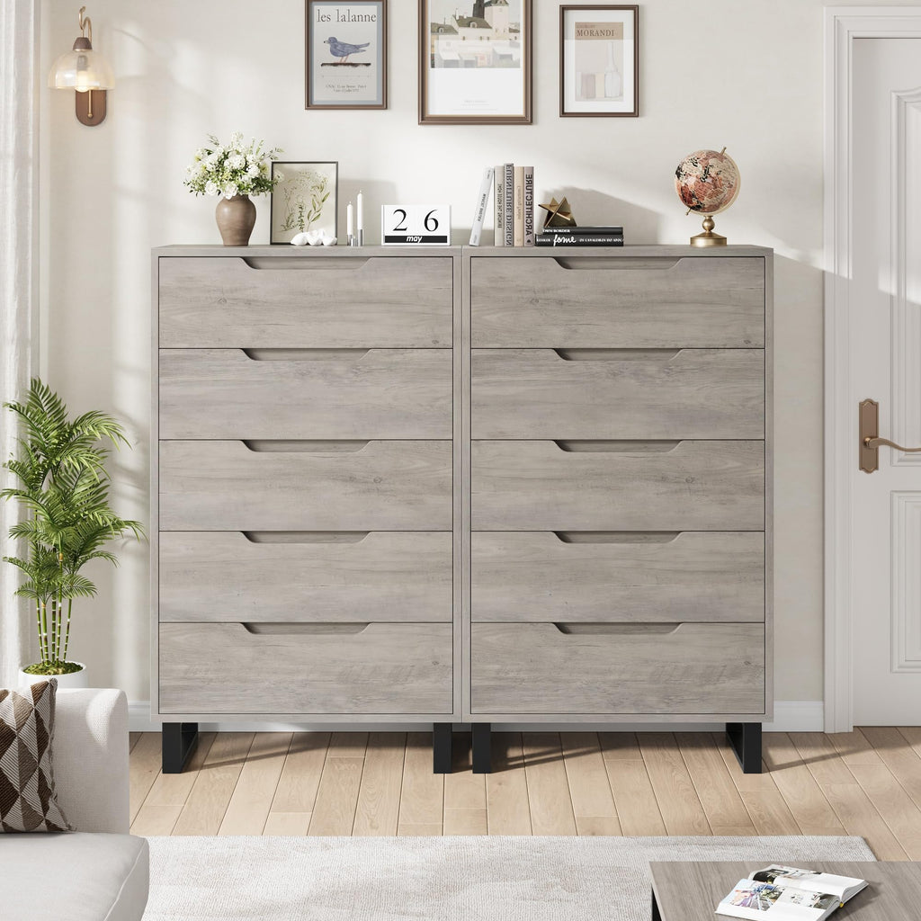 5 Drawer Vertical Dresser with Storage Z4523