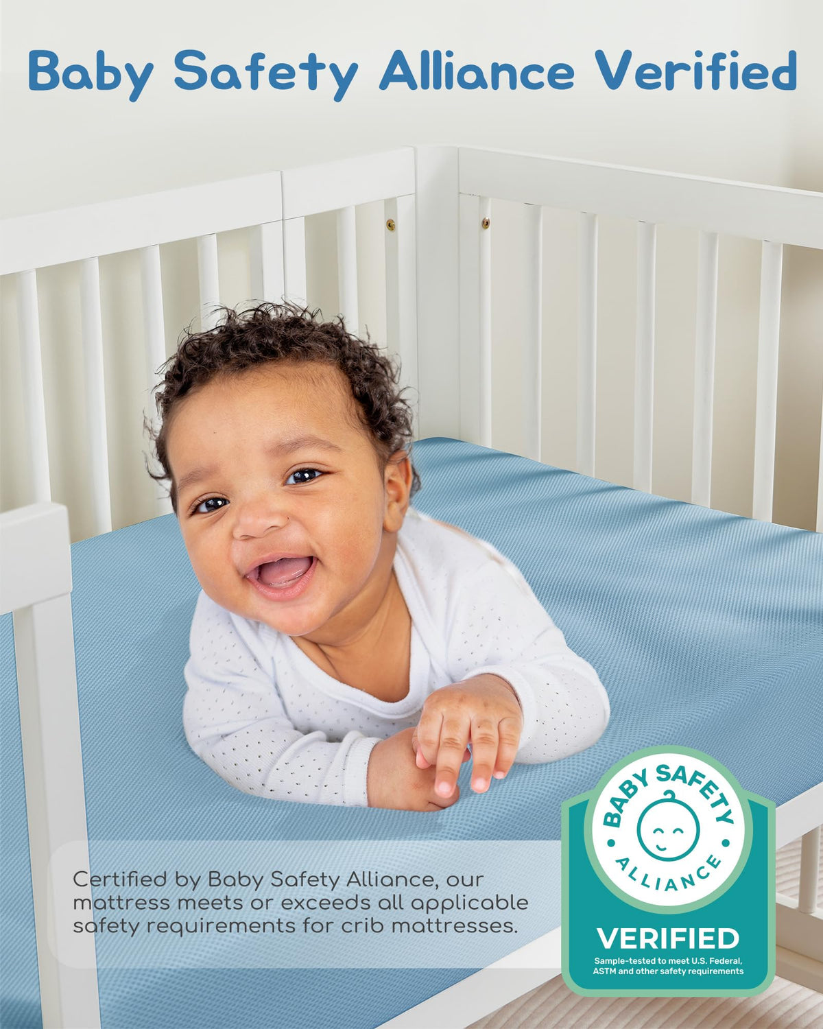 Breathable Waterproof Crib Mattress T90162