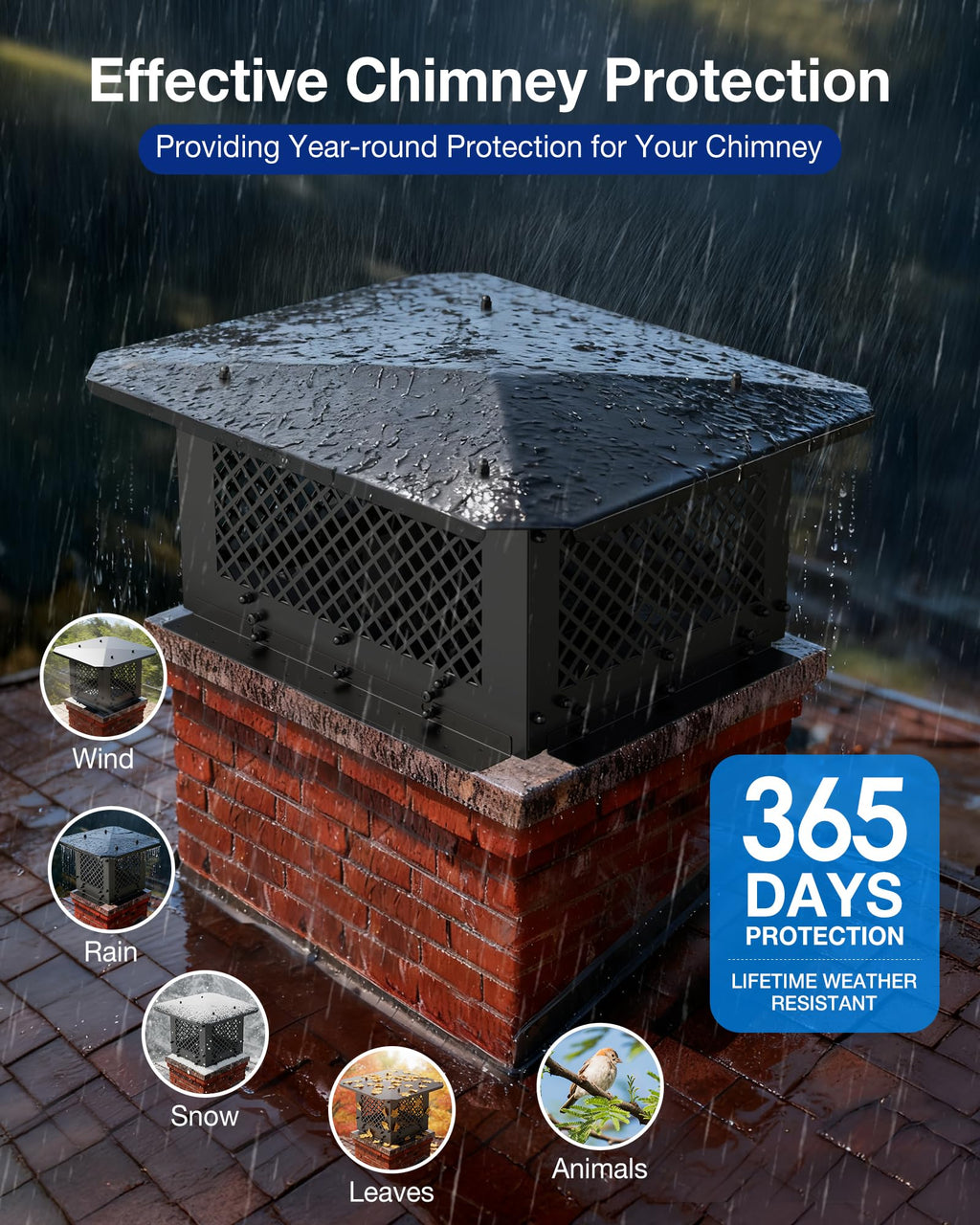 Rectangular Chimney Cap 14"x19" A977656