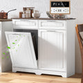 10 Gallon Double Tilt Out Trash Can Cabinet N75158