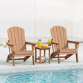 Adirondack Chair Set of 2 with Cup Holders & Table L4606