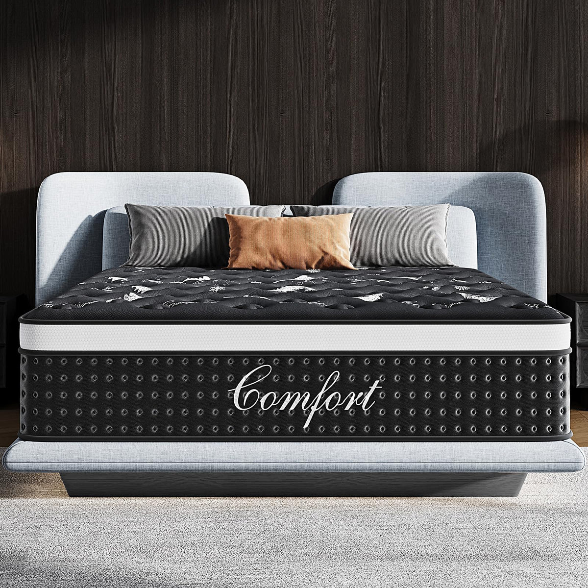 12 Inch Full Hybrid Mattress with Pocket Springs & Cooling Memory Foam O505