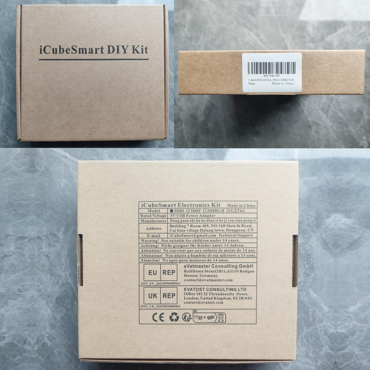 3D Led Cube DIY Electronics Kit 8x8x8 Led Cube DIY Soldering Project Kit T57289
